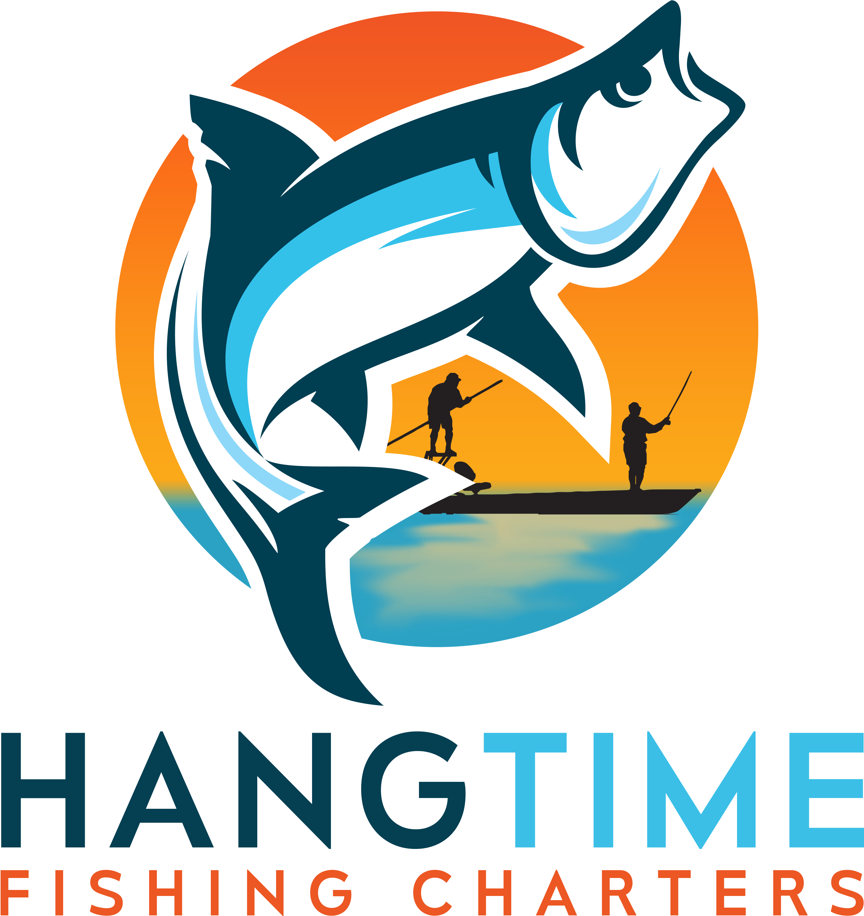 Its Fishing Time - Logo Fishing Transfarent Png (2924x3392)