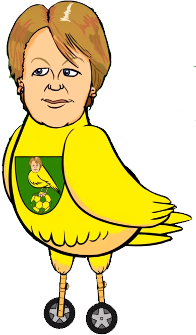 Delia Smith Canary Bird Vehicle - Domestic Canary (389x663)