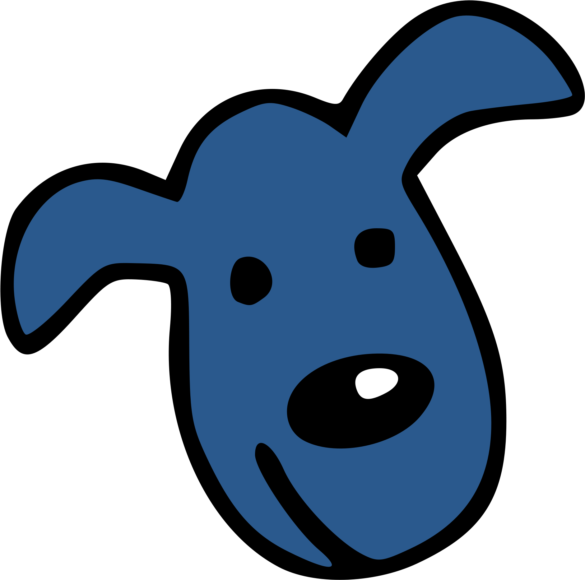 Open - Creative Commons Dog Icon (2000x2000)