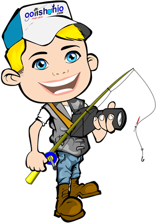 Central Ohio Fishing Reports - Journalist Cartoon Png (333x437)