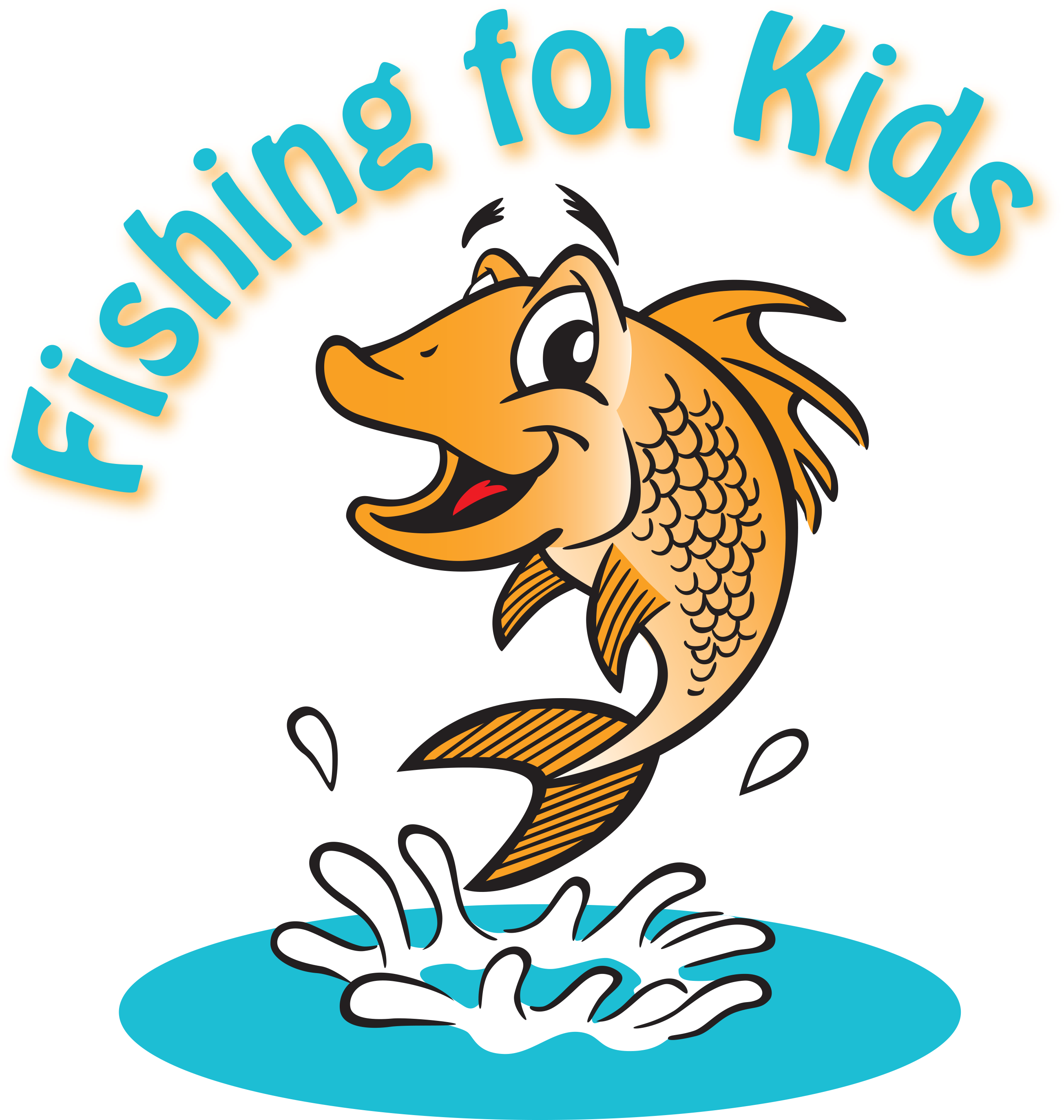 Fishing For Kids 19th Annual Saltwater Trout Tournament - Jumping Fish Clip Art (2633x2744)