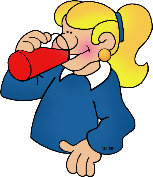 United States Clip Art By Phillip Martin, Ohio State - Clip Art Drinking Juice (549x648)