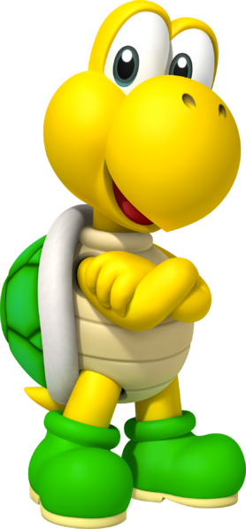 By S L M - Koopa Troopa Mario Kart (278x598)