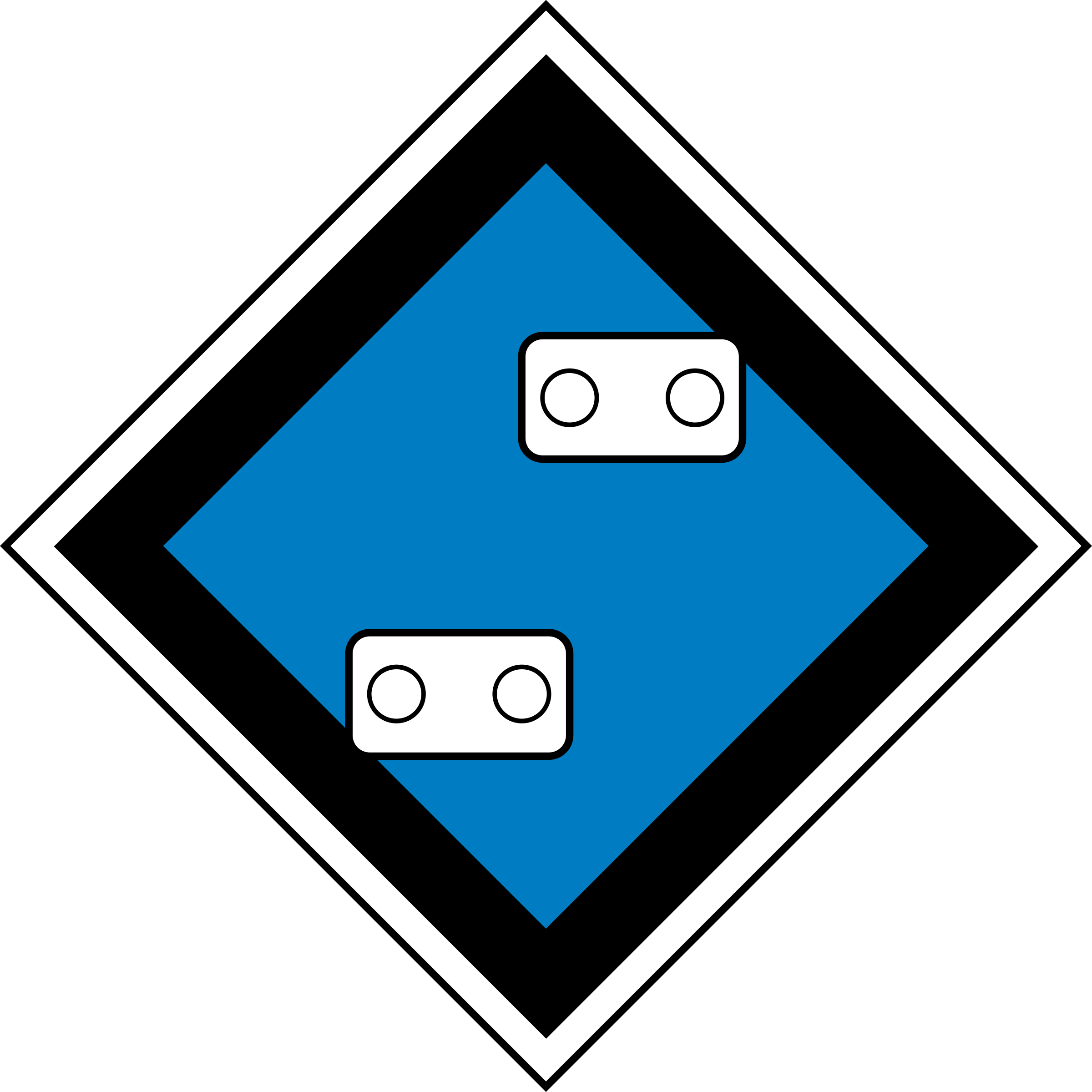 Sign "temporary Sign - Cora Nayarit Pattern (2400x2400)