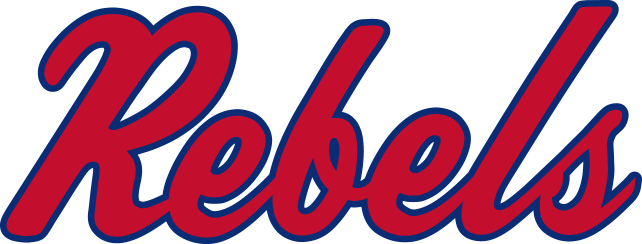Primarily Used In Baseball And Softball, The Script - Rebels Font (642x244)