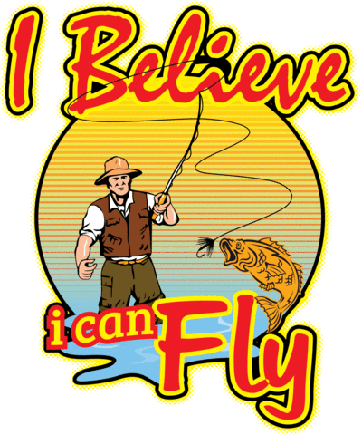 Fishing Shirt - Fly Fishing (400x480)