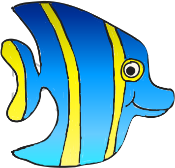 Blue Tang Anatomy Elegant Blue Tang Drawing Marphilhearts - Blue Tang Anatomy Elegant Blue Tang Drawing Marphilhearts (400x400)