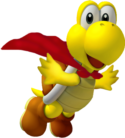 By S L M - Super Mario World Super Koopa (449x479)