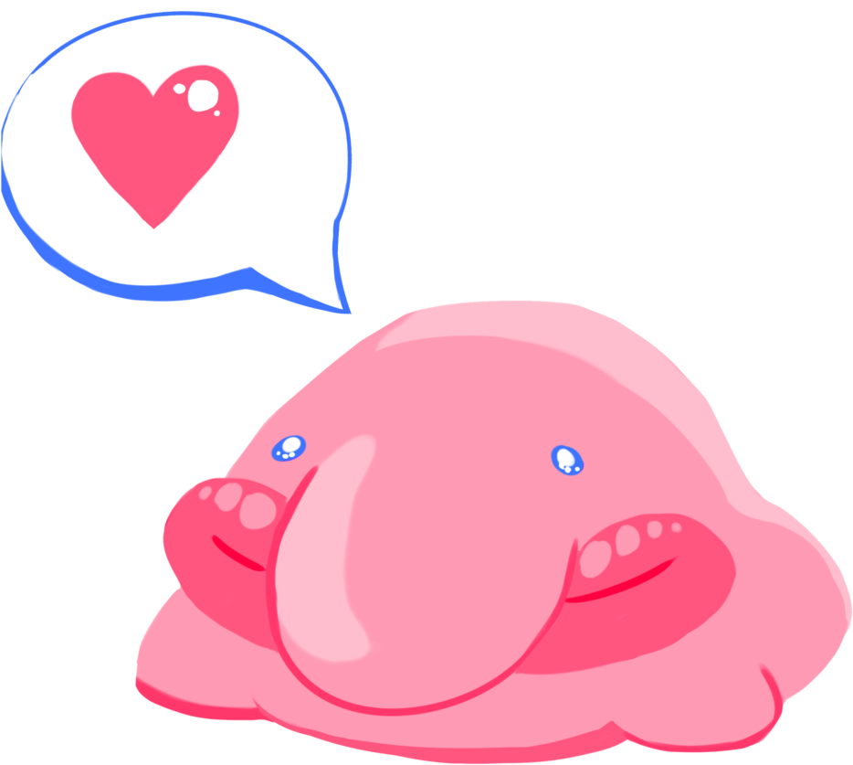 Kiss Kiss Blobfish Love By Robogrove Kiss Kiss Blobfish - Blobfish Love (1024x860)