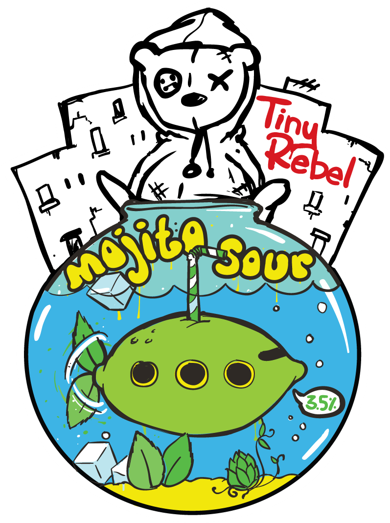 Mojito Sour - Sour Ale - Tiny Rebel Mojito Sour (797x1068)