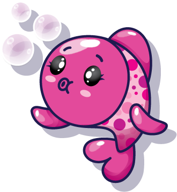 Bubbles The Gold Fish - Pikmi Pop Characters (496x496)