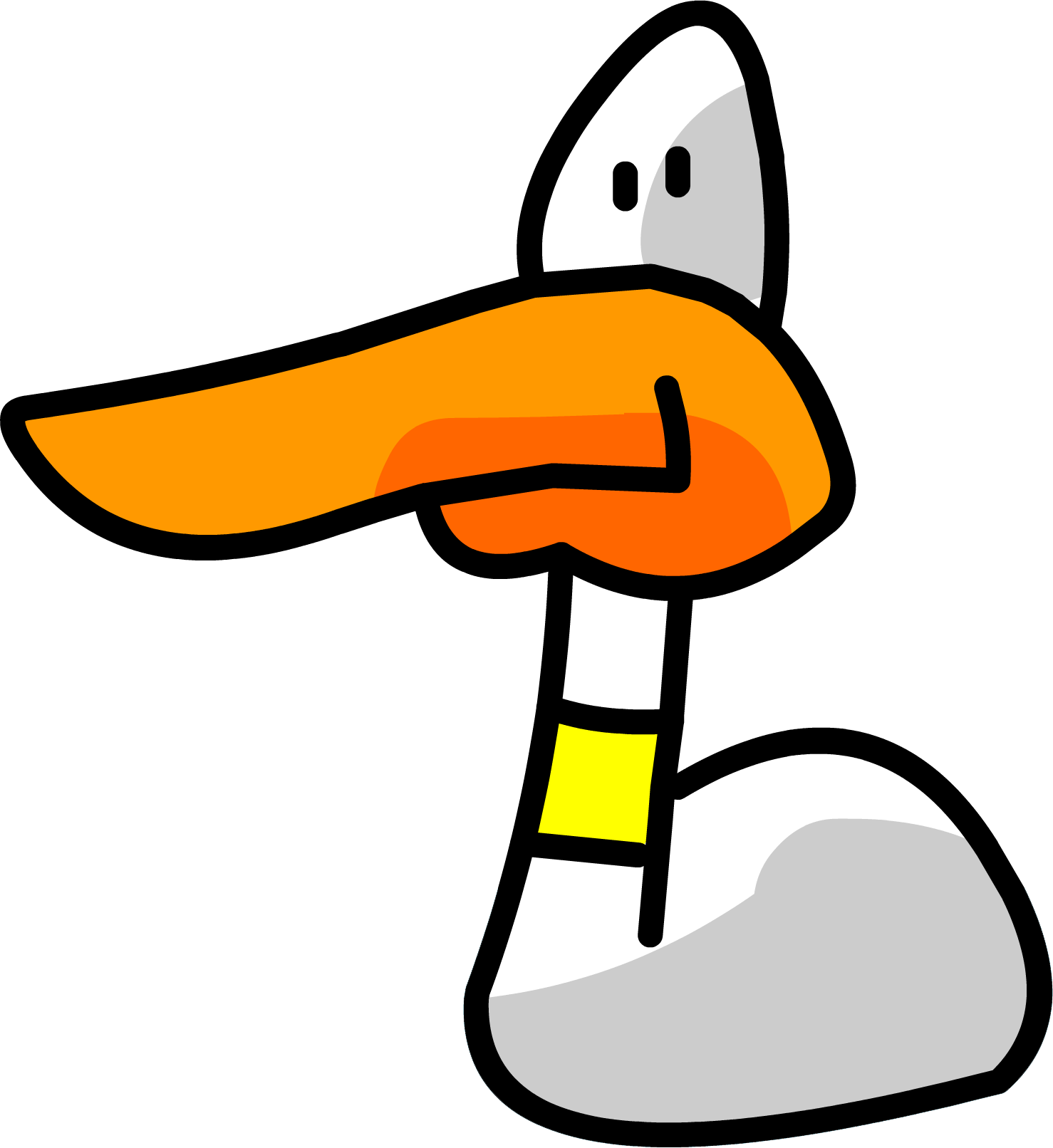 Duck - Club Penguin Rubber Duck (1478x1612)