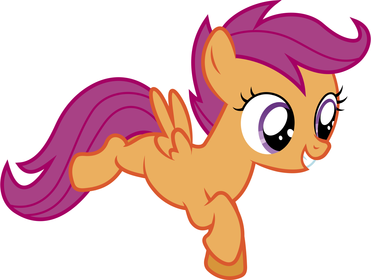 Drawing Good Looking My Little Pony Scootaloo 6 Latest - My Little Pony Scootaloo Flying (1473x1110)