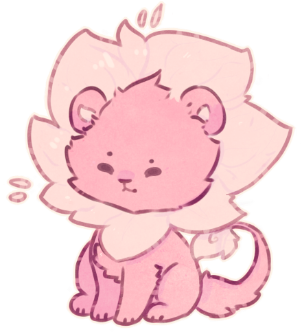 Hear The Lion Roar By Vloiet On Deviantart Cute Kawaii - Cartoon (440x483)