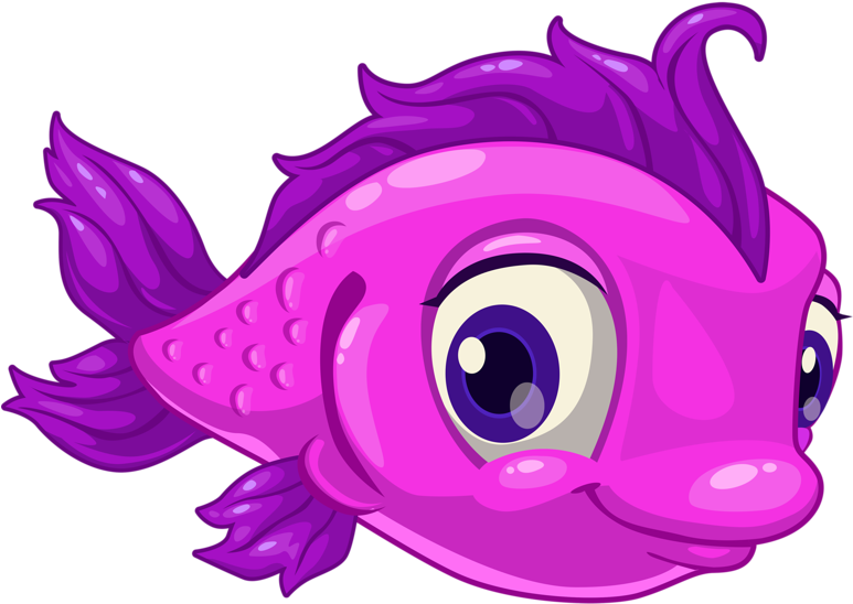 ○•‿✿⁀ocean Safari‿✿⁀•○ - Cute Fish Cartoon (800x577)