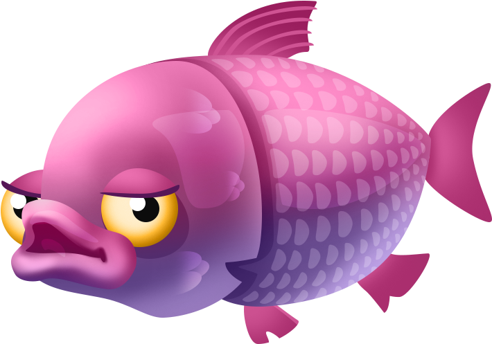 Giant Barb - Hay Day Fish Png (854x734)