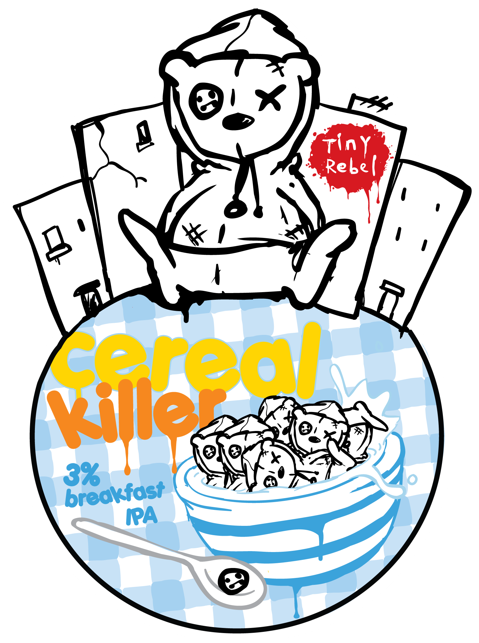 Tiny Rebel Brewery On Twitter - Tiny Rebel Cereal Killer (1942x2188)