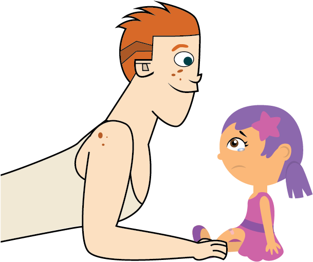 Scott And Oona By Chameleoncove - Bubble Guppies Rule 34 (631x509)