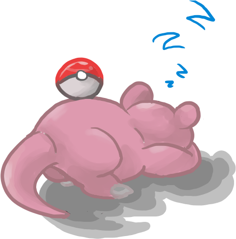 Old Tpp Slowpoke Drawing - Cartoon (515x493)