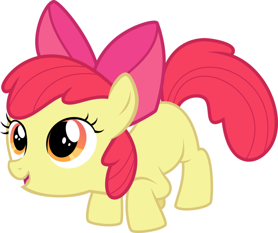 Drawing Graceful My Little Pony Apple Bloom 14 Vector - My Little Pony Apple Bloom Png (978x817)