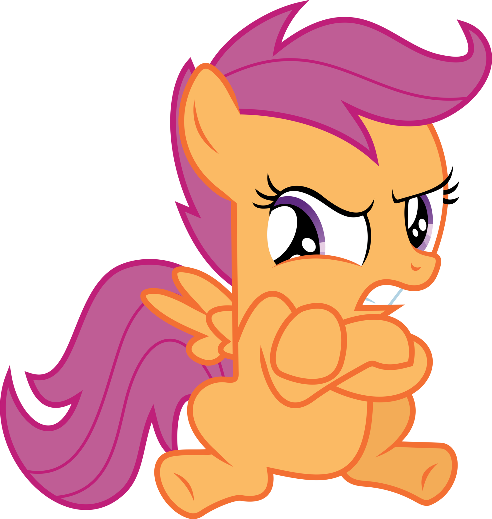 Drawing Amusing My Little Pony Scootaloo 5 A83 My Little - My Little Pony Scootaloo (1600x1687)