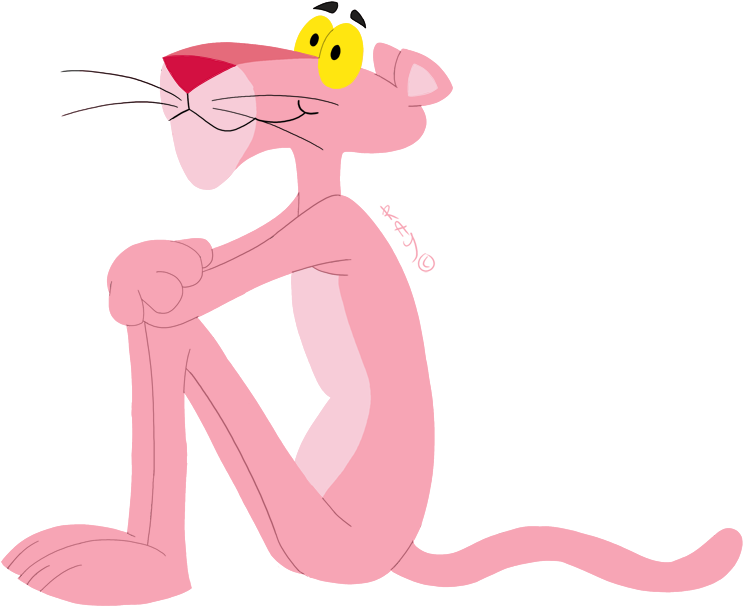 Pink Panther By Raysubarashii On Deviantart - Pink Panther Cartoon (800x643)