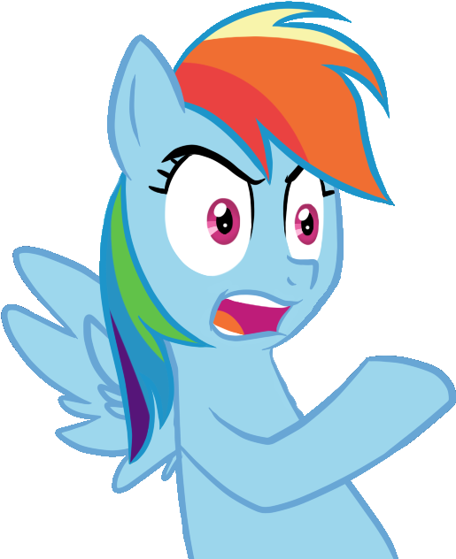 It's Rainbow Dash Saying No To Something That's Non- - Nyan Cat Has Sex (539x638)
