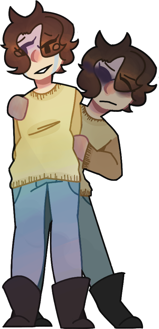 Two Faced By Park Place - Cartoon (616x1080)