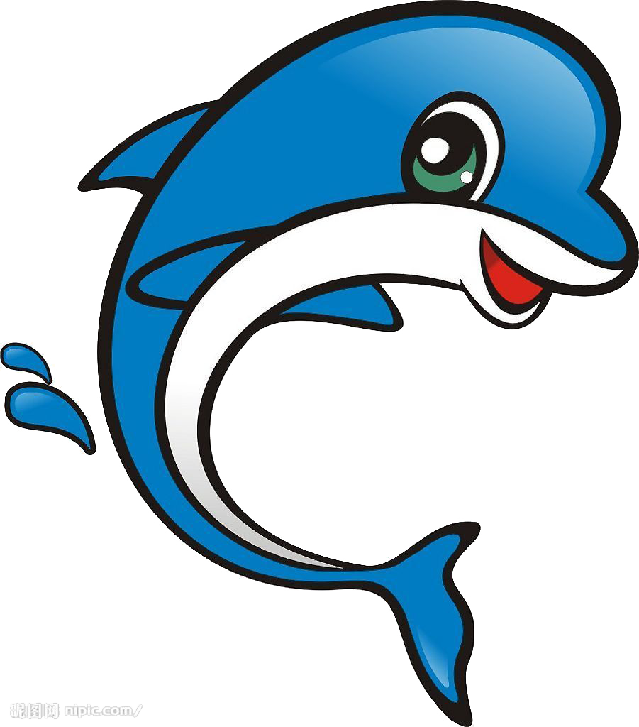 Cartoon Dolphin Motif - Cartoon Dolphin Motif (901x1024)