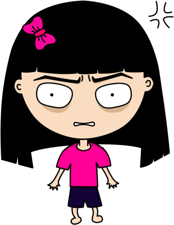 Angry Cartoon Character - Cartoon (724x798)