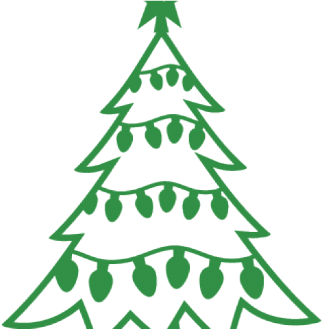 Pine Tree Clipart File - Dot To Dot Free Printables Christmas (640x480)