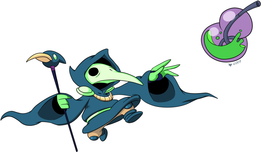 28 Collection Of Plague Knight Drawing - Shovel Knight Plague Knight Art (2071x1265)