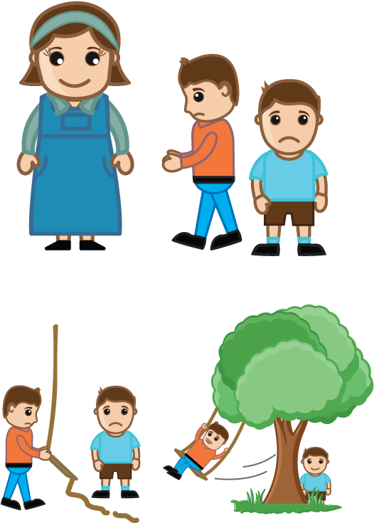 Primary 3 Lesson 1 Choose The Right - Cartoon (612x792)