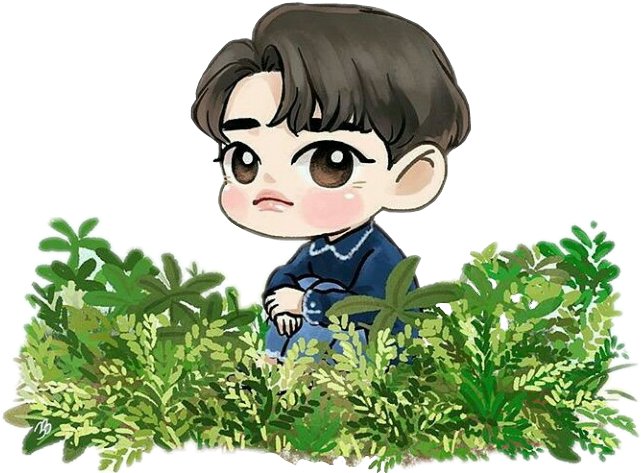 Kpop - Jinyoung Got7 การ์ตูน (641x473)