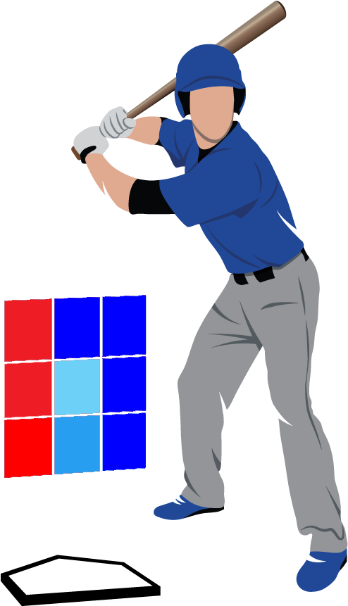 Hit And Run Baseball - Baseball (552x898)