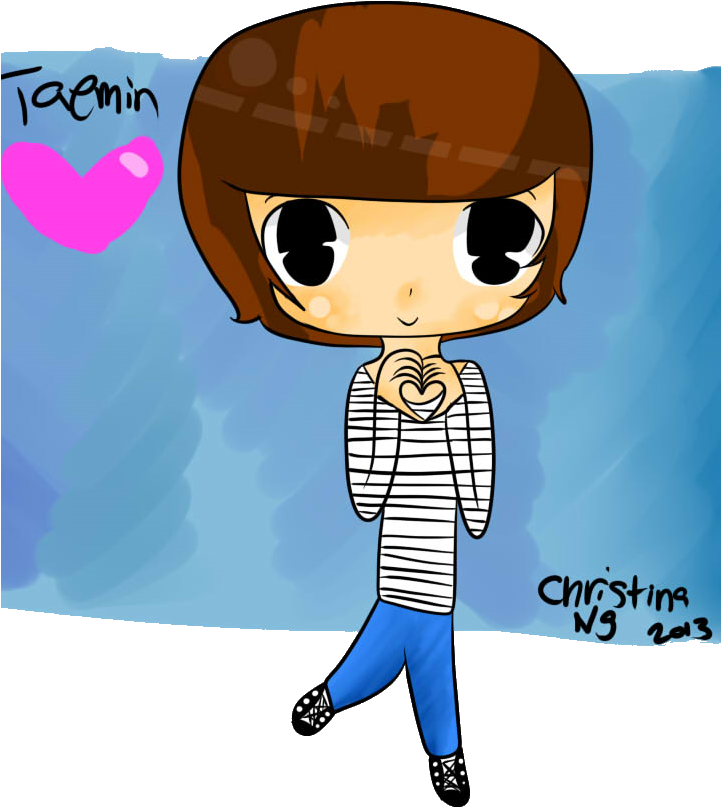 Kpop Hello Baby Shinee Taemin*fan Art* By Cn2012 - Cartoon (720x960)