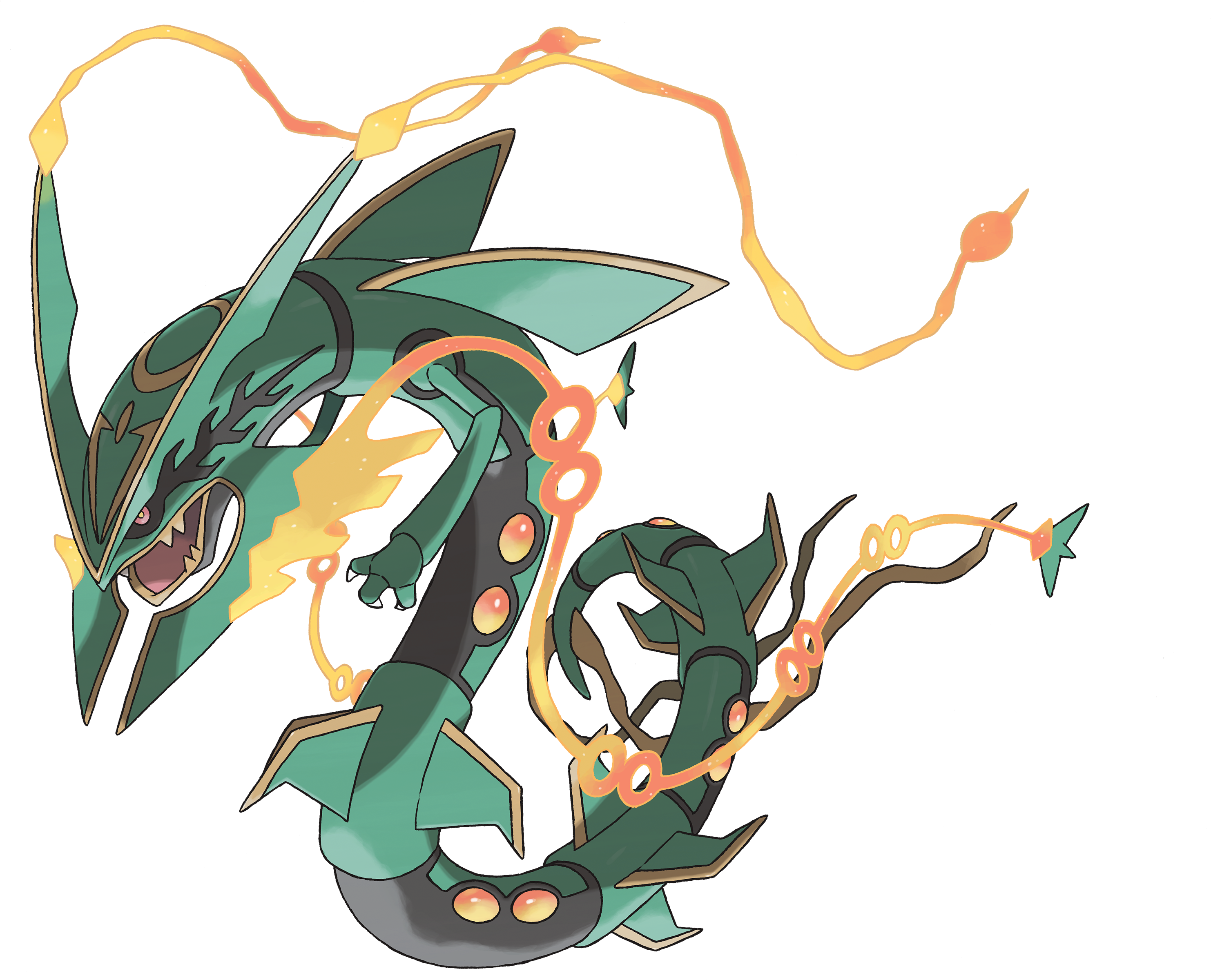 Mega Rayquaza - Mega Rayquaza Sprite Gif (3453x2483)