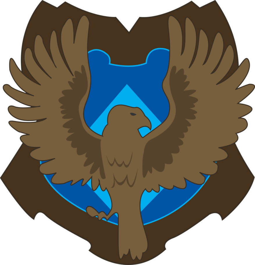 Ravenclaw Crest By Jendrawsit - Ravenclaw Eagle Vector (877x912)