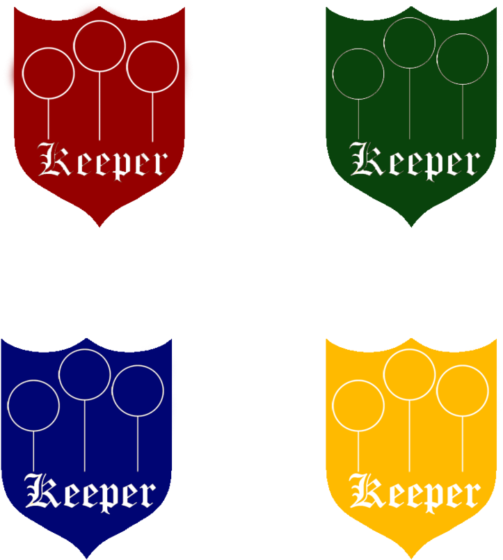 Keeper By Hogwartslover - Quidditch Badge Hogwarts Png (930x859)