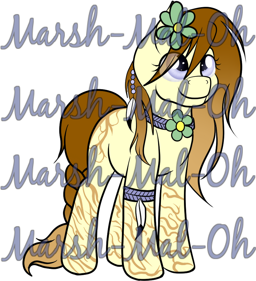 Nature/druid/hippie Pony Ota - Marsh Pony (829x960)