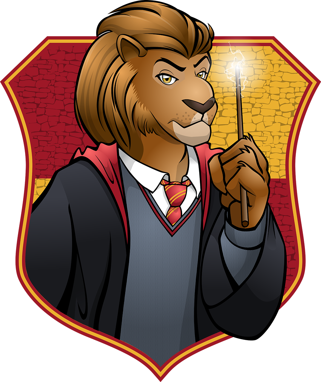 Hogwarts Housefurs - Gryffindor - Gryffindor Furry (1075x1280)