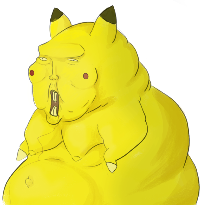 Ugly Asss Pikachu3 By Dwolfdwolf On Deviantart - Ugly Asss (1024x787)