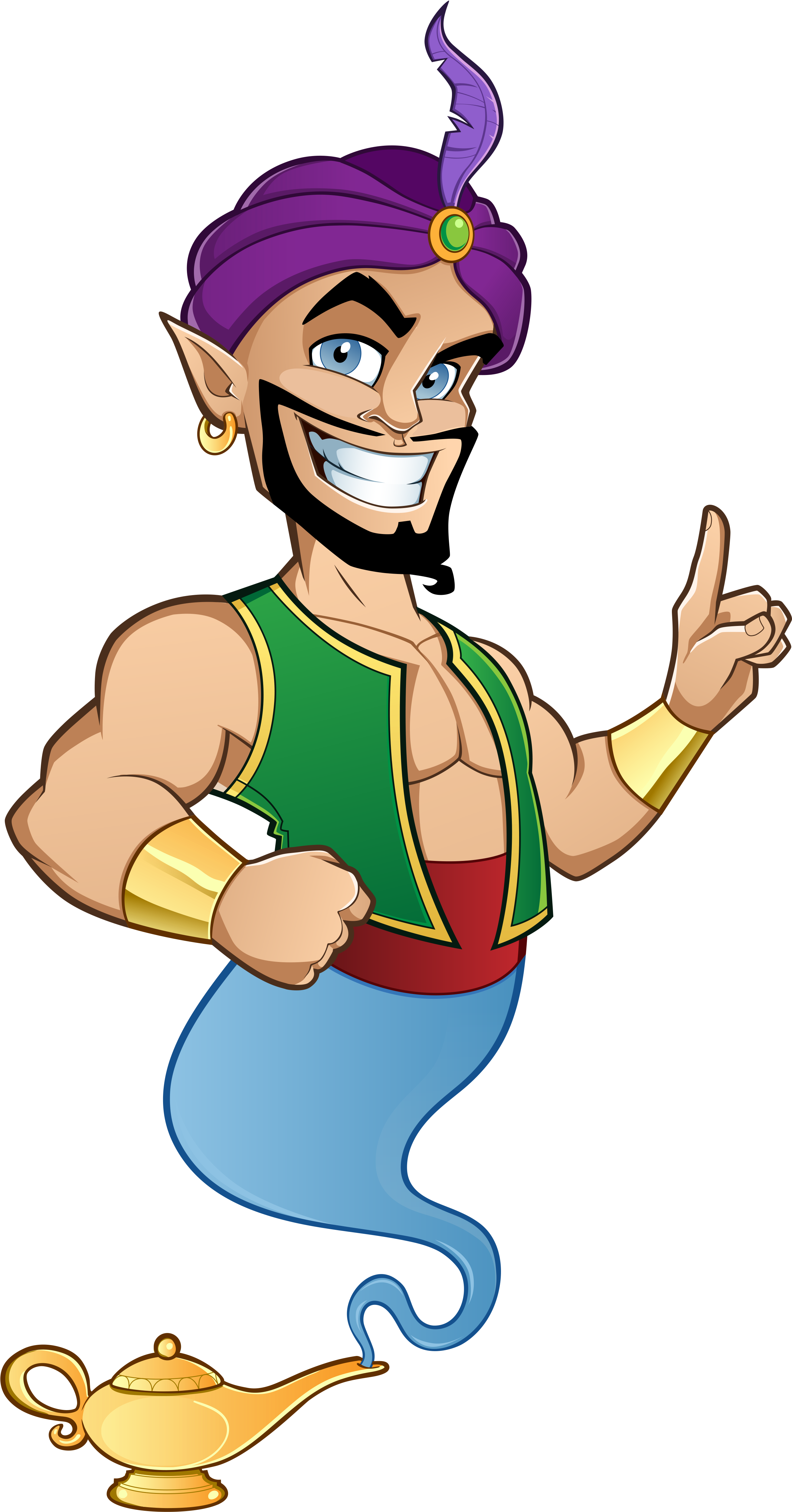 Aladdin Genie Lamp Aladdin - Aladdin (2783x5119)