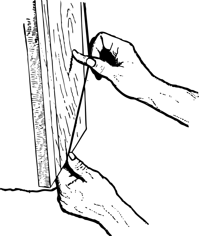 Free Using The Chalkline - Clip Art (675x800)