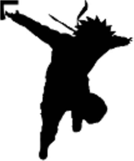 Naruto Clipart Black And White (451x600)