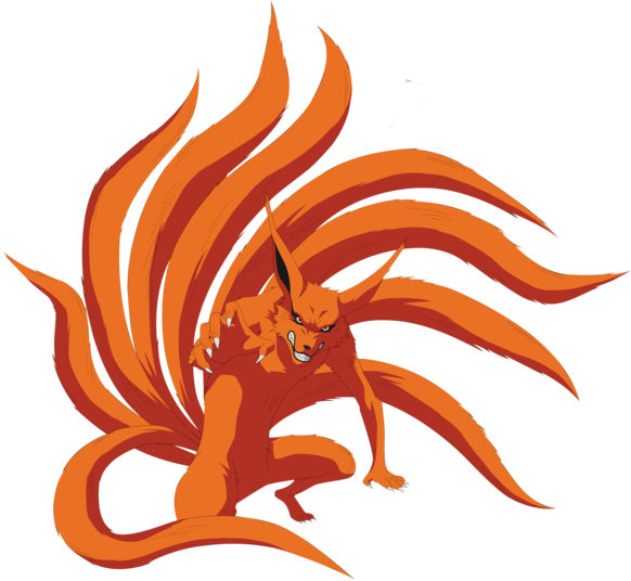 Png File Name - Nine Tailed Fox Png (582x536)