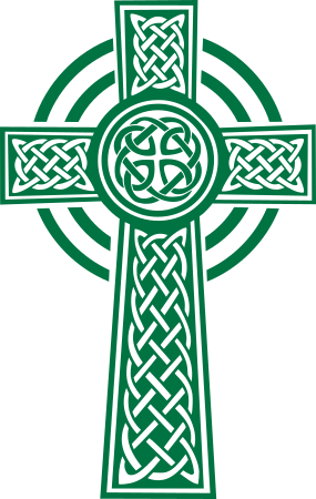 Keltisches - Celtic Cross Clip Art (285x450)