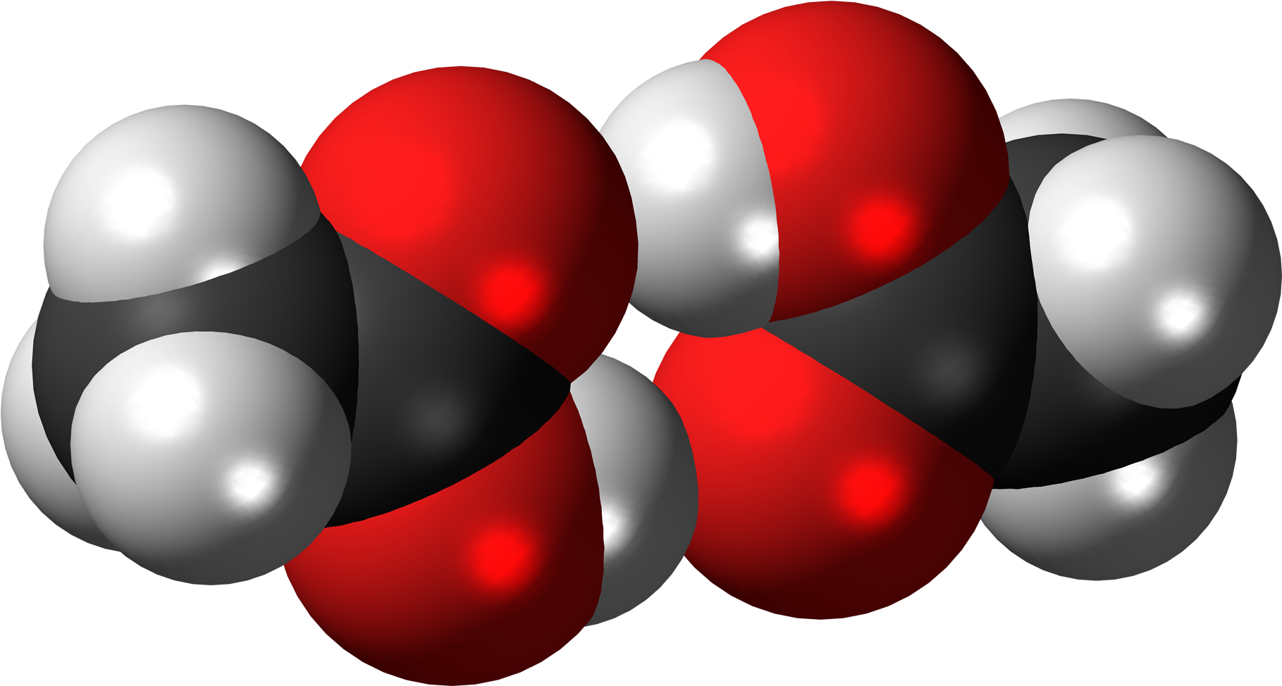Acetic Acid Dimer 3d Spacefill - Молекулярная Физика. Эталонные Молекулярные Таблицы (2000x1155)