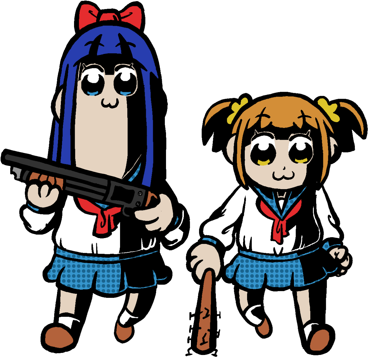 Preteen School Png Clipart - Pop Team Epic Pipimi (1280x1241)