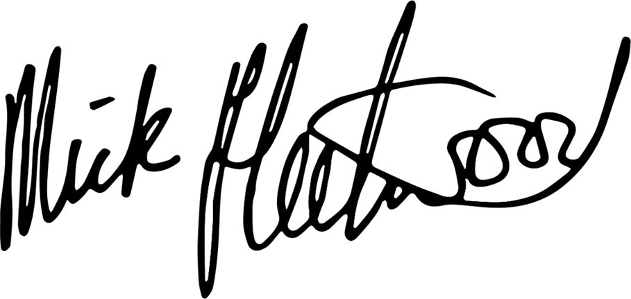 Mick Fleetwood - Calligraphy (909x431)